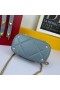 Valentino Small Roman Stud Handbag In Nappa Leather Sky Blue