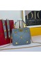 Valentino Small Roman Stud Handbag In Nappa Leather Sky Blue
