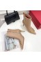 Valentino VLogo Sigture Ankle Booties Women Calfskin Apricot