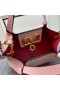 Valentino Small VLogo Escape Tote In Grained Calfskin Pink
