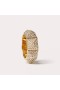 Valentino Rockstud Ring In Metal With Swarovski Crystals Gold