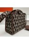 Valentino Small Le Troisieme Shopping Bag In Toile Iconographe Fabric Black
