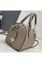 Valentino Small Rockstud Boston Bag In Grained Calfskin Taupe