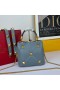 Valentino Small Roman Stud Handbag In Nappa Leather Sky Blue