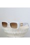 Valentino VA4108 Rectangular Sunglasses Acetate Frame With VLogo Stud White