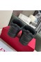 Valentino Open Skate Sneakers With VLogo Unisex Calfskin and Fabric Black