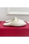 Valentino VLogo Chained Slip-On Mules Women Calfskin White