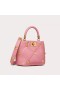 Valentino Romana Pequena Stud Bolsa Em Couro Napa Cor-De-Rosa