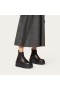 Valentino Uniqueform Chelsea Boots 85MM Mulheres Pelica Preto