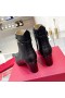 Valentino Tan-Go Ankle Boots 45mm Mulheres Pelica Preto