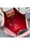 Valentino Grande VLogo Escapar Bolsas Em Grãos De Pelica Cor-De-Rosa