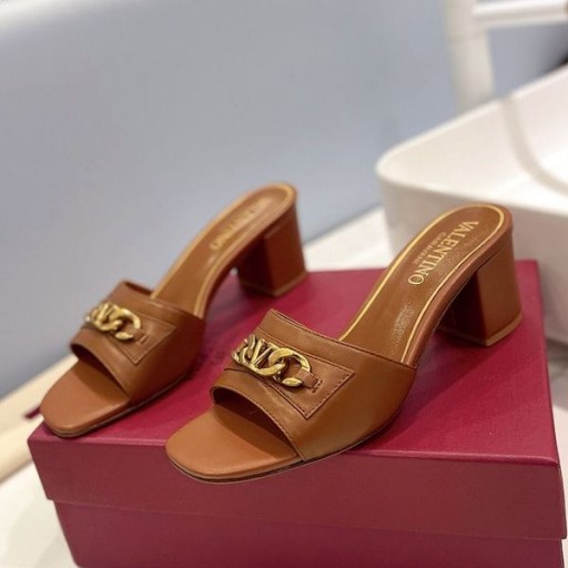 Valentino VLogo Lánc Vastag Sarkú Diák Nők Barna Borjúbőr