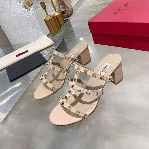 Valentino Rockstud Vastag Sarkú Diák Női Borjúbőr Khaki