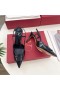 Valentino VLogo Aláírás Slingback Szivattyúk Nők Bőröv Fekete