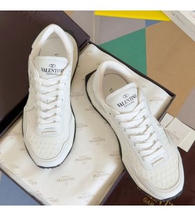 Valentino Lacerunner Cipők VLogo Férfiak Grafikus Háló Fehér