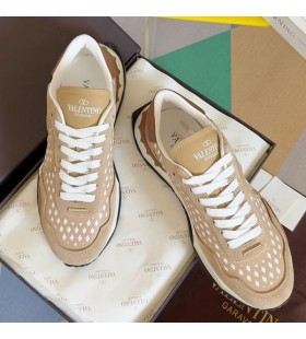 Valentino Lacerunner Cipők VLogo Férfiak Grafikus Háló Khaki