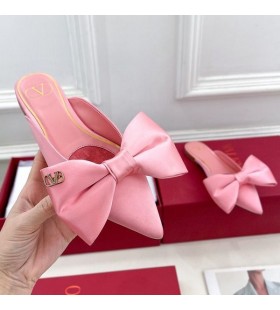 Valentino VLogo Íj Öszvérek Nők, Selyem Pink