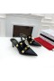 Valentino Rómhánach Graí Heeled Miúileanna Le Straps Mná Calfskin Dubh