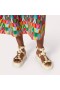 Valentino Rómhánach Graí Ardán Sandals Rúitín Le Strap Mná Calfskin Bán