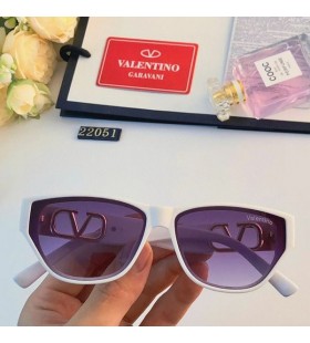 Valentino 22051 Squared Sunglasses Fráma Aicéatáit Le Vlogo Criostail Bán