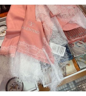 Valentino VLogo Síniú Sacrf Mná Cashmere Le Lása Pink
