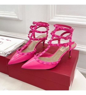Valentino Rockstud Caged Caidéil Mná Leathar Paitinne Pink