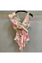 Valentino Costume Da Bagno Donna Stampa Floreale V-Ottica Lycra Rosa