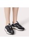 Valentino Lacerunner Sneakers Con VLogo Unisex in Pizzo e tessuto a rete Nero
