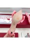 Valentino VLogo Arco Tacchi Alti Muli Donne Di Seta Rosa
