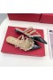 ヴァレンティノRockstud Muleストラップ女性に特許革の黒