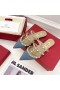 ヴァレンティノRockstud Muleストラップ女性のパテントレザー製のもの紺