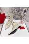 ヴァレンティノRockstud足首Booties65MM●パッケージサイズ/重さ:女性Calfskin白
