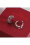 Valentino Små VLogo Signatur Øredobber I Metall Med Swarovski Krystaller I Sølv