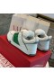Otwarte Коньковые Buty Valentino z cielęcej skóry i tkanki VLogo Unisex Biały/zielony