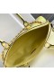 Sportowa torba Valentino Rockstud E / W z cielęcej skóry żółty
