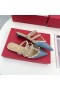 Valentino Rockstud Catâri Cu Curele Femei De Brevete Din Piele Bleumarin