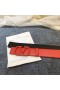 Valentino VLogo Semnătura 40MM Curea Cu Catarama Logo-ul Din piele de Vițel Roșu