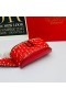 Valentino Mici Rockstud Spike Sac De Curea Din Piele De Miel Roșu
