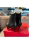 Valentino Tan-Go Cizme Glezna 75mm Femei din piele de Vițel de Negru