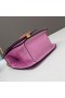 Valentino Mici Vsling Geanta Crossbody Cu Cristale Strălucitoare În Piele De Căprioară De Culoare Roz