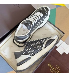 Valentino Lacerunner Adidași Cu VLogo Bărbați Grafic Mesh Negru