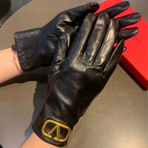 Ovocné VLogo Podpis Rukavice Ženy Z Ovčej Black/Gold