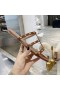 발렌티노 Rockstud 슬라이드는 여성 송아지 Brown