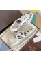 Valentino Lacerunner Sneakers With VLogo Men Toile Iconographe Fabric White/Blue/Transparent