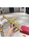 발렌티노 Rockstud 슬라이드는 여성 송아지 노란