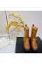 Valentino VLogo Signatur Boots 65MM Med Spänne Remmar Kvinnor Brunt Kalvskinn