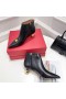 Valentino En Stud Vrist Tossor 50MM Kvinnor Svart Kalvskinn
