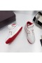 Valentino One Stud Orta Üst Spor Ayakkabı Unisex Dana Derisi Beyaz / Kırmızı