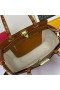Grenli Dana Derisi Kahverengi Valentino Küçük Rockstud Tote