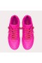 Valentino Un Montante XL Bajo-Top de las Zapatillas de deporte Unisex de Cuero de Napa Rose